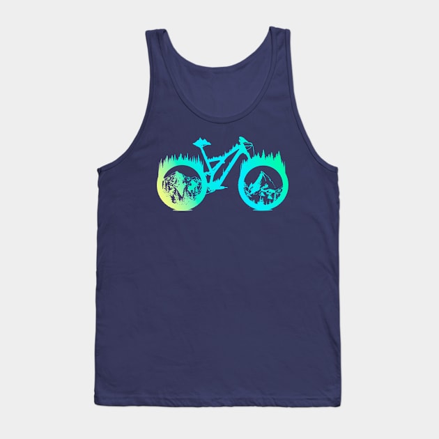 Enduro Bike Tank Top by OneRedFox